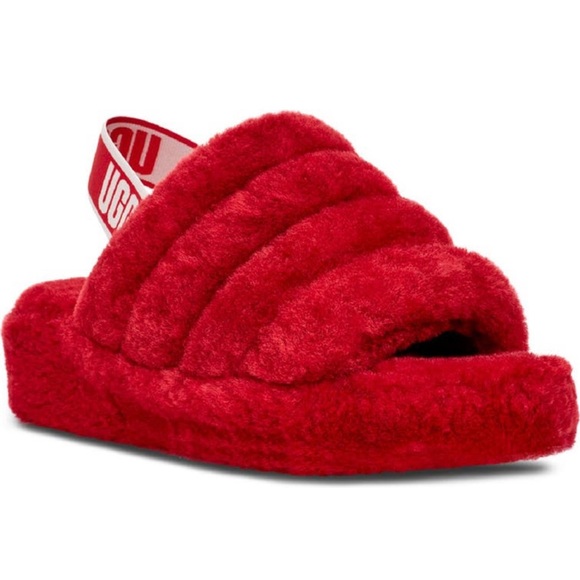 UGG Shoes - UGG Fluff Yeah Slide “Red”